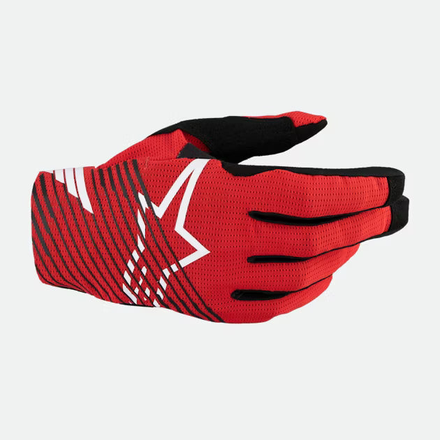 Alpinestars Radar Pro MX pirštinės ryškiai raudonos