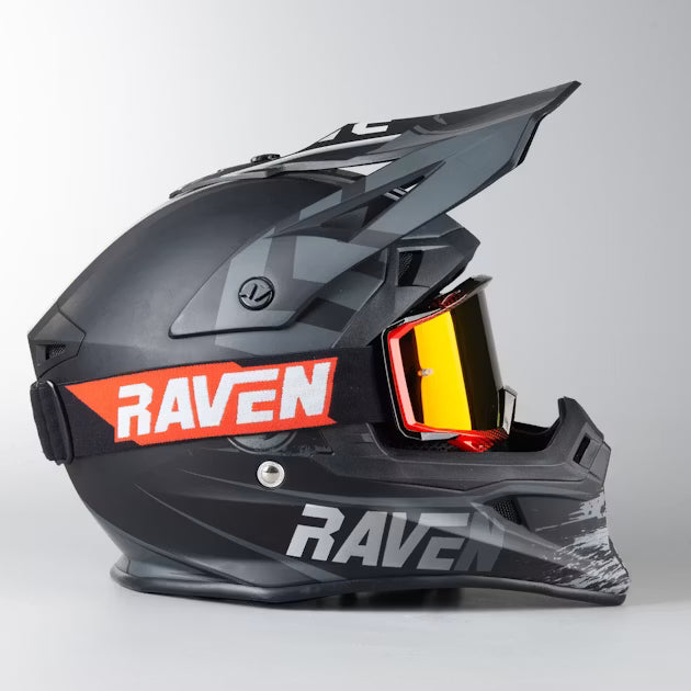 Raven Sniper dvigubo lęšio Echo MX akiniai Crimson Echo