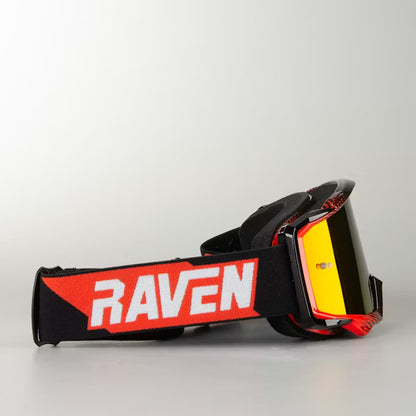 Raven Sniper dvigubo lęšio Echo MX akiniai Crimson Echo