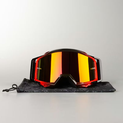 Raven Sniper dvigubo lęšio Echo MX akiniai Crimson Echo